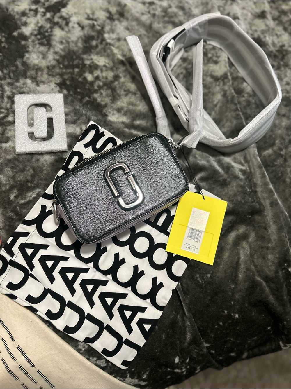 Marc Jacobs Green multi Snapshot Crossbody Camera Bag